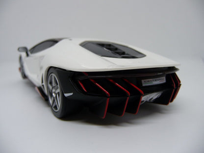Scalextric -  C4087 1:32 Lamborghini Centenario WHITE Slot Car Suit Carrera
