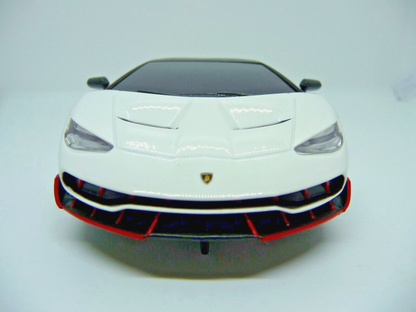 Scalextric -  C4087 1:32 Lamborghini Centenario WHITE Slot Car Suit Carrera