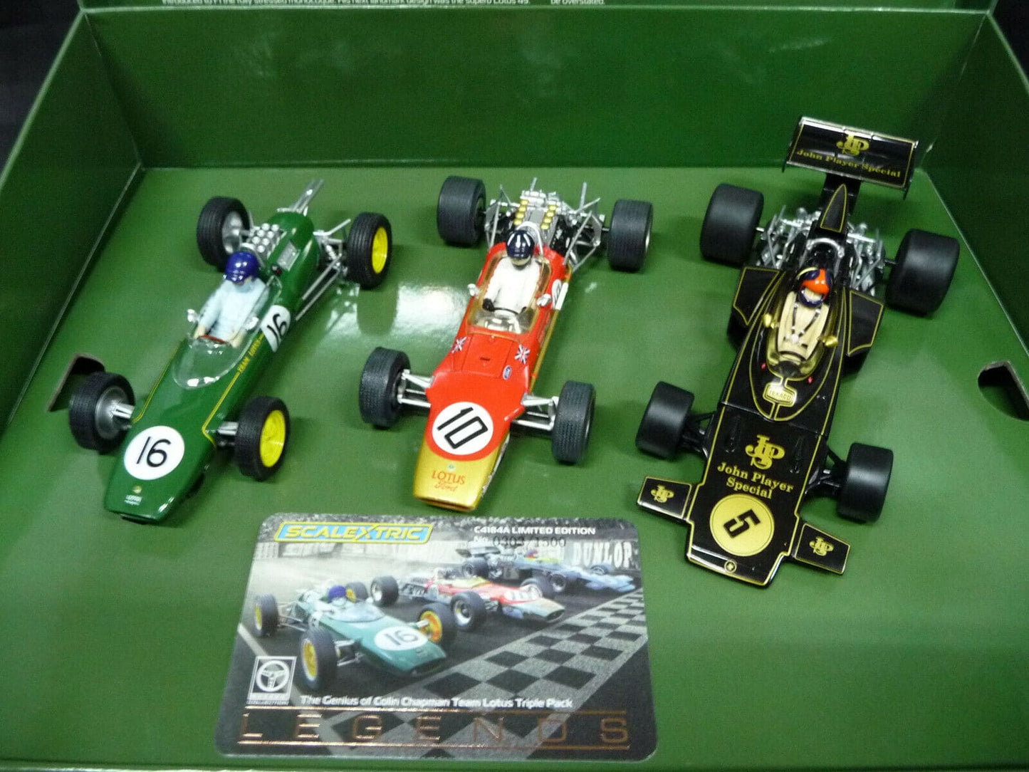 Scalextric C4184A 1:32 The Genius of Colin Chapman Team Lotus Triple Pack