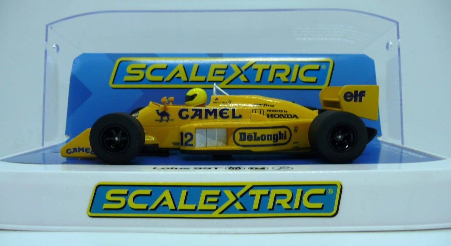 Scalextric C4251 Lotus 99T Monaco GP 1987 Ayrton Senna slot car also suits Carrera