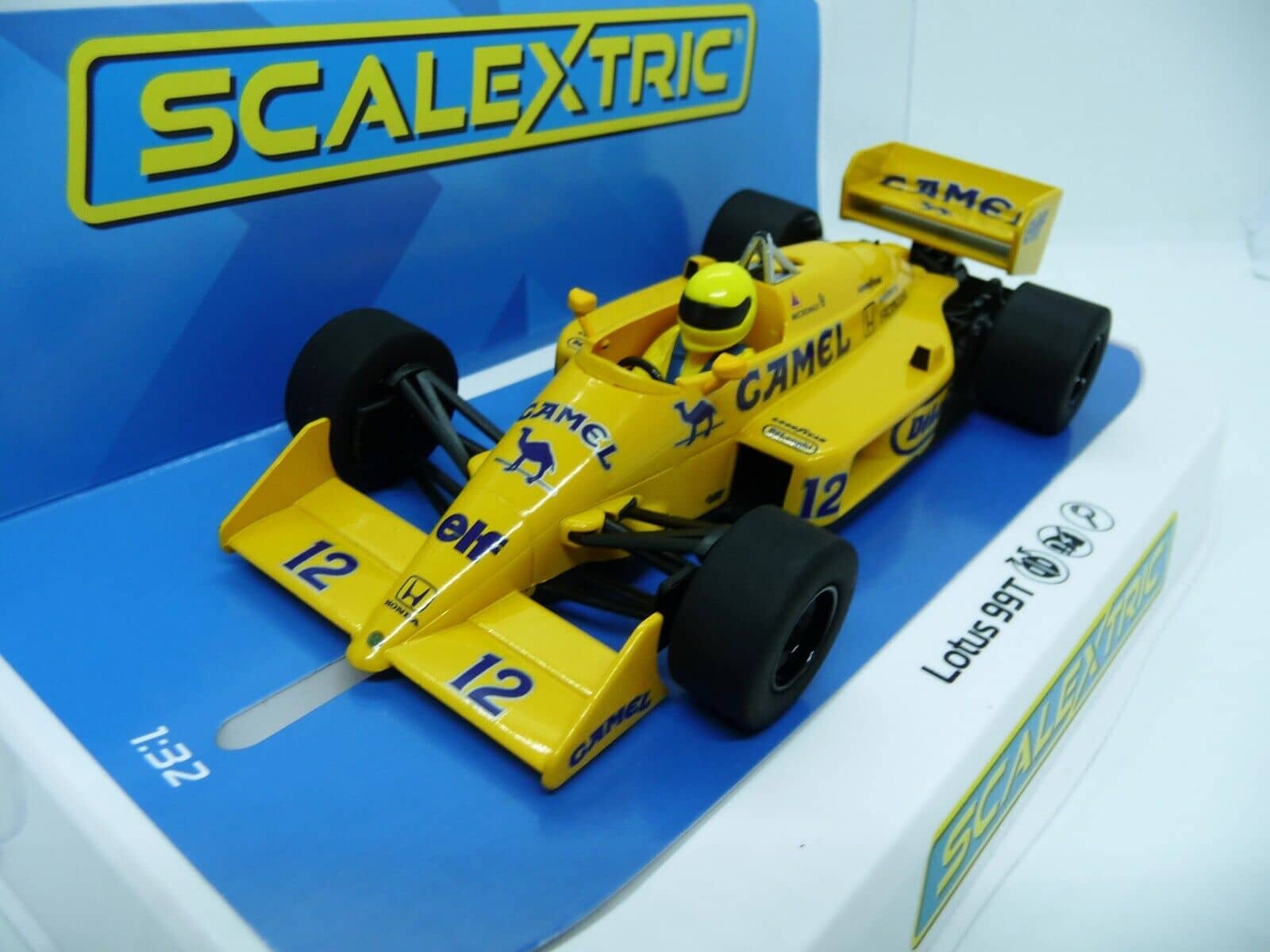 Scalextric - C4251 Lotus 99T Monaco GP 1987 Ayrton Senna slot car also suits Carrera