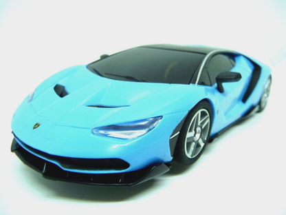 Scalextric -  C4312 1:32 Lamborghini Centenario BLUE Slot Car Suit Carrera