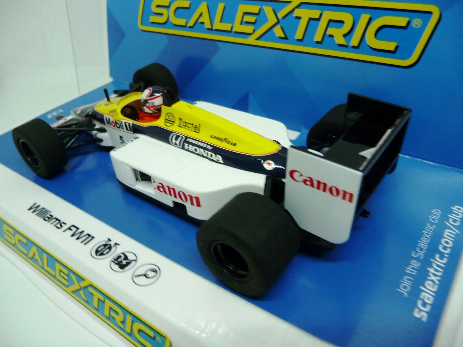 Scalextric - C4318 Willams FW11 1986 British Grand Prix slot car also suits Carrera