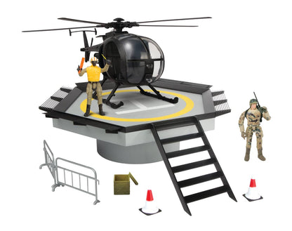 World Peacekeepers -  Helpad With Helicopter Playset