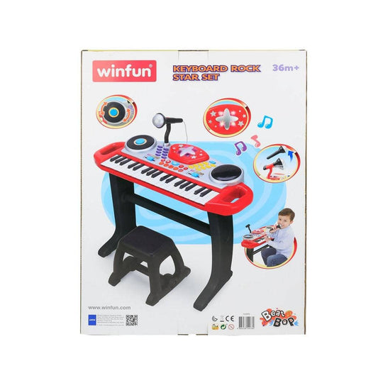 Winfun -  Beat Bop Keyboard Rock Star Set