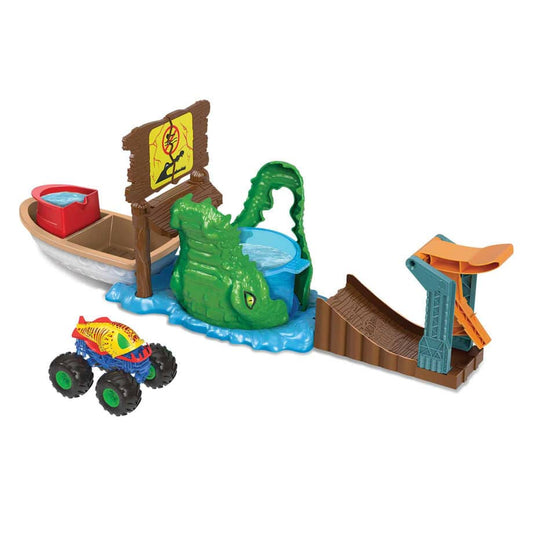 Hot Wheels - ® -  Monster Trucks Swamp Chomp  Playset