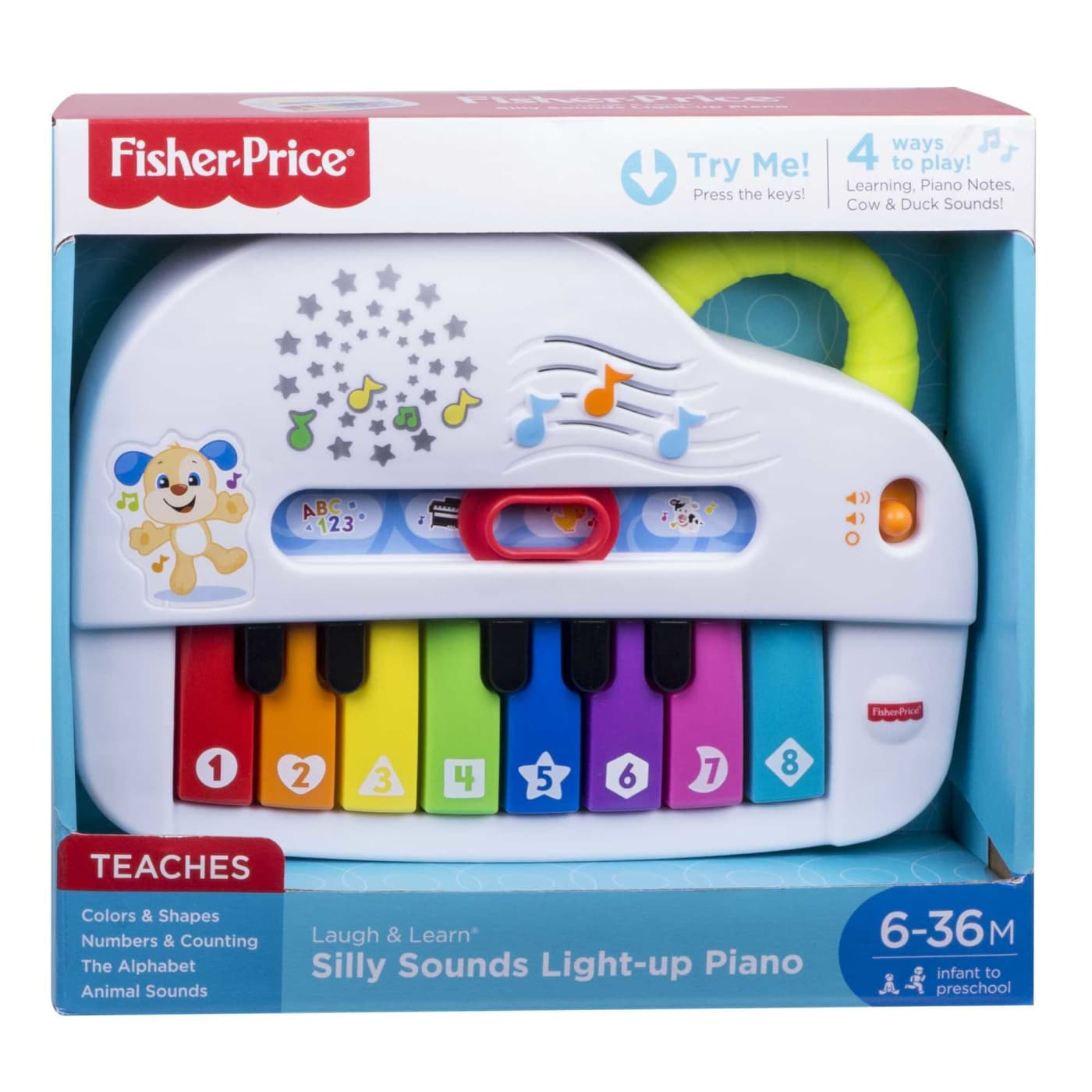Fisher-Price - Laugh &amp; Learn Silly Sounds Light-Up Piano
