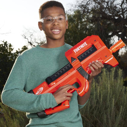 Nerf -  Fortnite Compact Smg Motorized Dart Blaster Ultra Red Wrap 8-dart Internal Clip Includes 8 Nerf Elite Foam Darts Hasbro