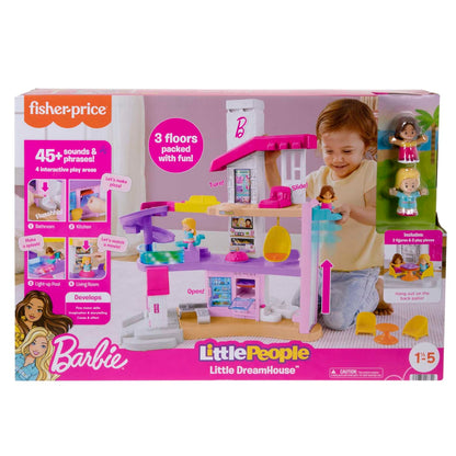 Barbie -  Little Dreamhouse Interactive Playset By Little People