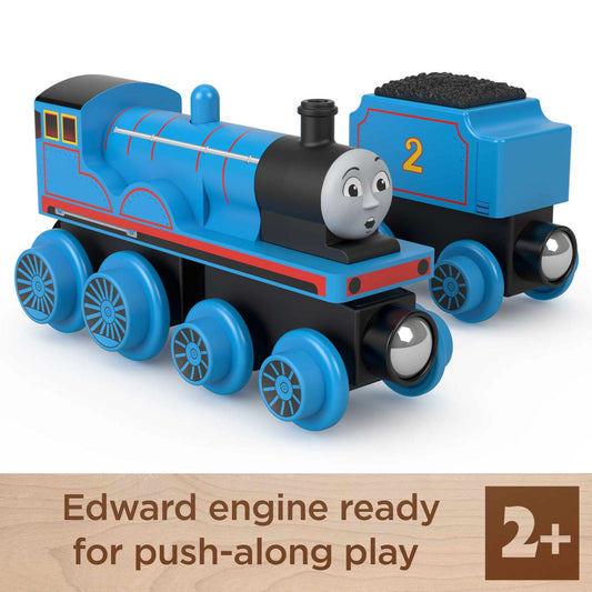 Thomas & Friends - Wooden Railway Edward Engine And Coal Car