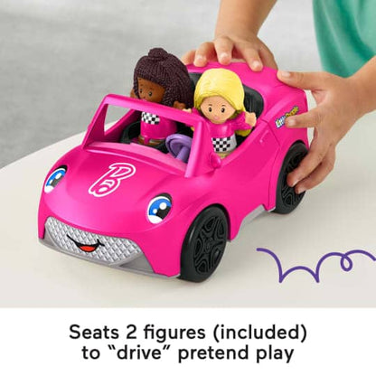 Barbie -  Little People Toy Car With Music Sounds And 2 Figures Convertible Toddler Toys