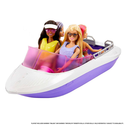 Barbie -  Mermaid Power Dolls & Boat Playset Toy For 3 Year Olds & Up