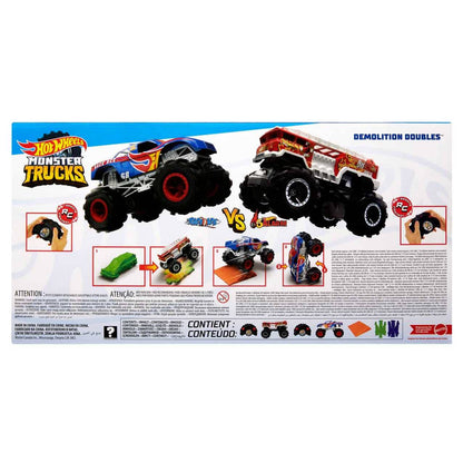 Hot Wheels - ® - Rc Monster Trucks Demolition Doubles Rc 2pk