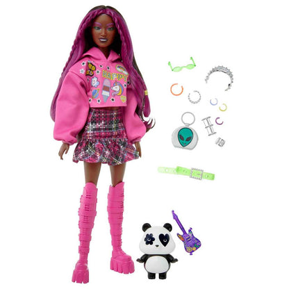 Barbie -  Doll With Pet Panda Barbie Extra Kids Toys And Gifts