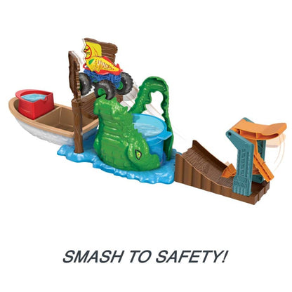 Hot Wheels - ® -  Monster Trucks Swamp Chomp  Playset