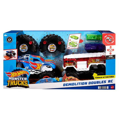 Hot Wheels - ® - Rc Monster Trucks Demolition Doubles Rc 2pk