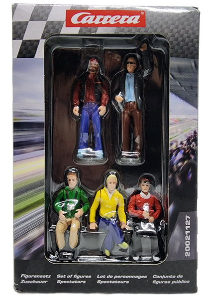 Carrera -  Accessories - Set of Figures - 5 Spectators - Suits Digital 1:24 1:32 and Evolution Model No.20021127
