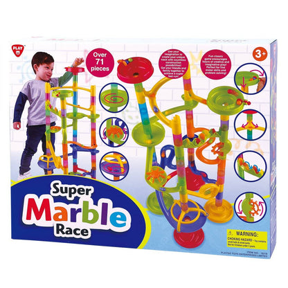 Playgo Toys Ent. Ltd  -  Super Marble Race Playset - 71 Pieces