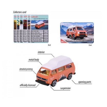 Majorette - Vw The Originals Premium Car Assorted