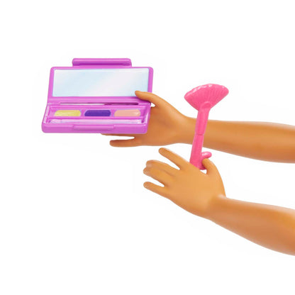 Barbie -  Makeup Artist Doll With Teal Hair And Career-themed Accessories Like Palette And Brush