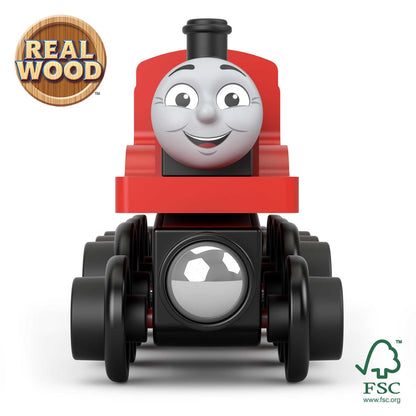 Thomas & Friends -  Wooden Railway James Engine And Coal-Car